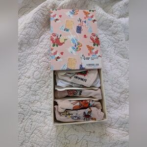 Love & Swans embroidered days of week thong set L